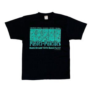 BanG Dream T-Shirt Girls Band Party Pastel Palettes Size Large Anime